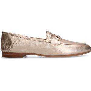 Gouden leren loafers