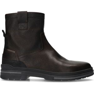 Donkerbruine leren boots