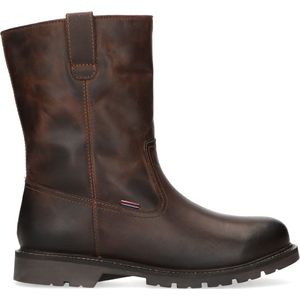 Bruine leren boots