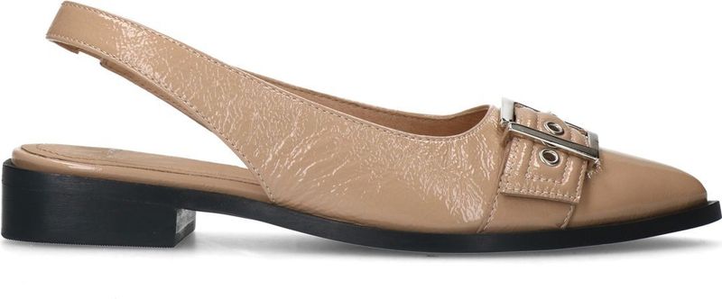 Roze lakleren slingbacks