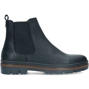 Zwarte leren chelsea boots