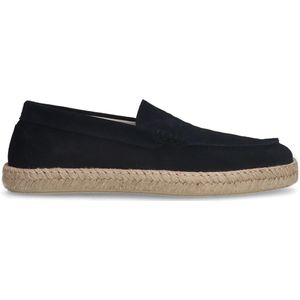 Navy suède espadrilles