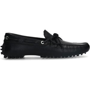 Zwarte leren loafers