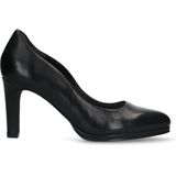 Zwarte leren pumps