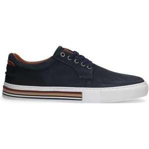 Navy canvas sneakers
