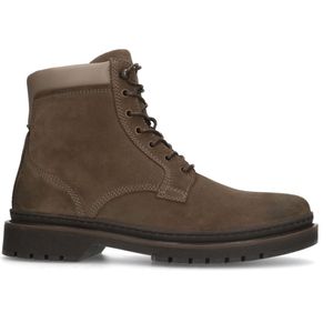 Taupe suède veterboots