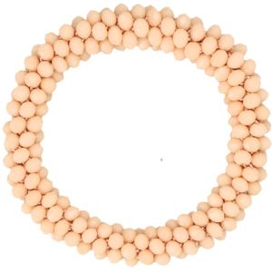 Beige roze kralen armband