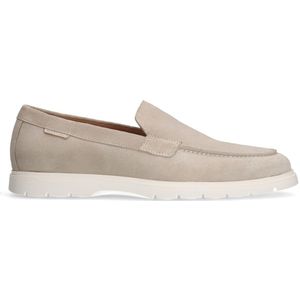 Beige suède loafers