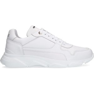 Witte leren sneakers