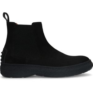 Zwarte suède chelsea boots