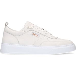 Witte leren sneakers