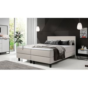 2dekans Boxspring 140 x 200 Taupe - Monza