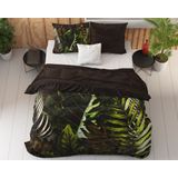 Jungle Art - Dekbedovertrekset - Taupe - 1-persoons - 140x220cm