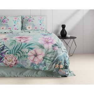 Dreamhouse Nature - Flore - Dekbedovertrek - Blauw - Katoen-satijn