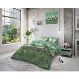 Sleeptime Future Jungle - Dekbedovertrekset - Tweepersoons - 200x200/220 + 2 kussenslopen 60x70 - Groen