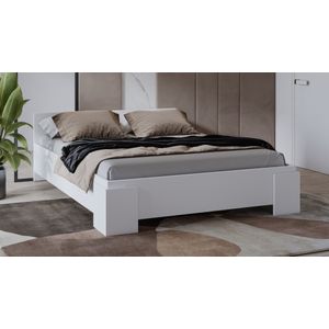 Houten Bed Nîmes - Wit