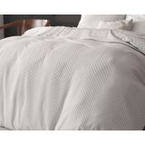 Sleeptime - Loana - Dekbedovertrek - Wit - 240 x 220 cm - 80% Katoen 20% Polyester