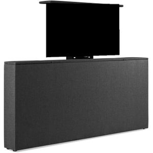 OP=OP Voetbord met TV-lift - 200 cm - Donkerbeige