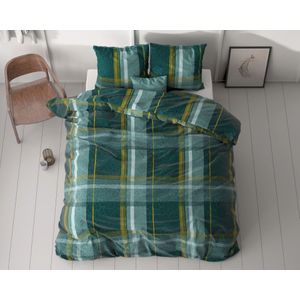 Sleeptime - Dekbedovertrek Zoni - Groen - 140x200x220 + 1 Kussensloop 60x70
