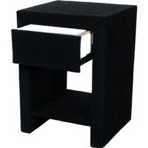 OP=OP Hocker met Lade - Zwart