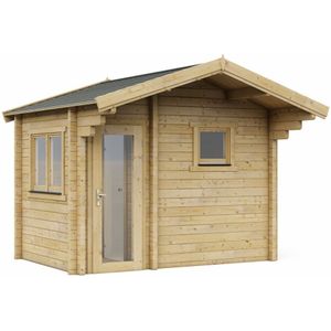 Houten saunahuisje Interflex 3432S 280x340x227cm