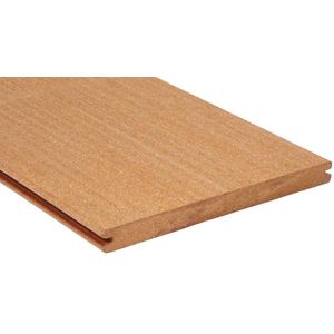 Vlonderplank Massief Natuurbruin Composiet Megawood 21x242x6000mm