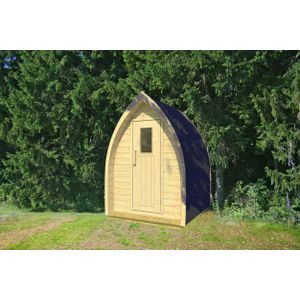Houten Camping Toilet Interflex 160x170x233cm Wanddikte 42 mm