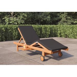 Sunlounger Ligstoel Wembley Teak hardhout 200x65x35cm