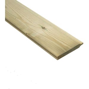 Dubbel Rabat Grenen Hout Geïmpregneerd 1.8x14x300cm