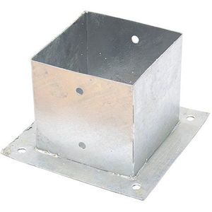 Wovar IJzeren Paalhouder met vlakke voet 15.1x15.1x15cm