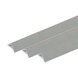 Aluminium hoekplint Supreme 3.8x3.8x220cm Ipe