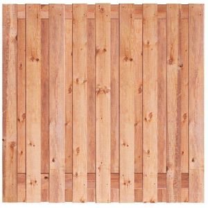Tuinscherm Red Class Wood 180x180cm Tanger 19 planks