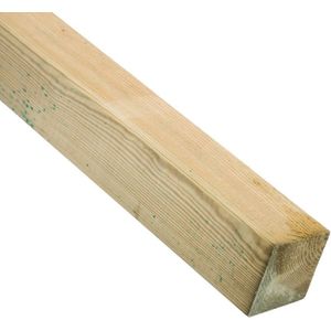 Schuttingpaal Geïmpregneerd hout 6.8x6.8x180cm ACTIE