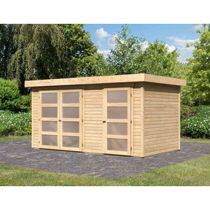 Tuinhuis Mühlentrup 1 Karibu 404x217x211cm Wanddikte 19mm