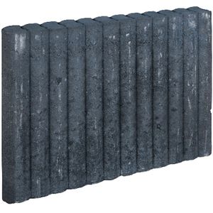 Mini Rondoband Palissade Zwart 6x40x50cm Gardenlux