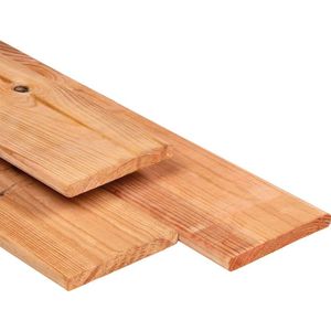 Tuinplank Red Class wood 1.6x14x400cm in Lariks Douglas kleur