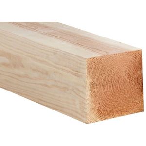 Paal Lariks Douglas 15x15x600cm Fijnbezaagd