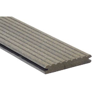 Vlonderplank Massief Composiet Basaltgrijs Classic 2.1x14.5x360cm