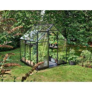 Tuinkas Royal Well Qube 66 Zwart 198x198cm Nokhoogte 219 cm