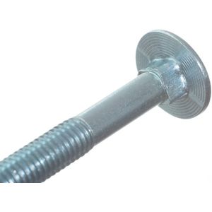 Slotbout Verzinkt M8 x 80 mm met moer - Doos 100 stuks