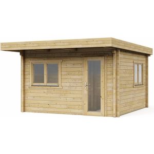 Houten saunahuisje Interflex 3940M 254x387x387cm
