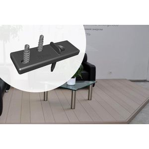 Resysta onzichtbare 1 mm clips 60 stuks - vlonder zonder naden