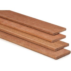 Timmerhout Plank hardhout Smal 1.2x9x180cm