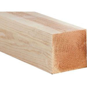 Paal Lariks Douglas 12x12x400cm Fijnbezaagd