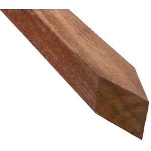 Paal Hardhout 7x7x250cm ACTIE