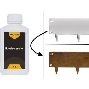 Wovar Roestversneller 1 Liter voor Cortenstaal en meer - voor 20 m2