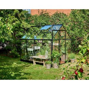 Tuinkas Royal Well Qube 86 Zwart 261x199cm Nokhoogte 219 cm
