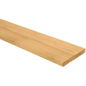 Platowood Open Gevelbekleding Thermisch Gemodificeerd Vuren 1.8x14x300cm Glad geschaafd