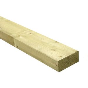 Balk vuren hout Geïmpregneerd 4.5x9.5x420cm