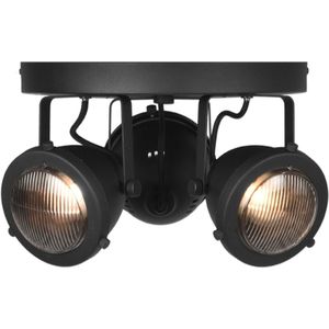 LABEL51 Spot Moto led - Zwart - Metaal - 3 Lichts